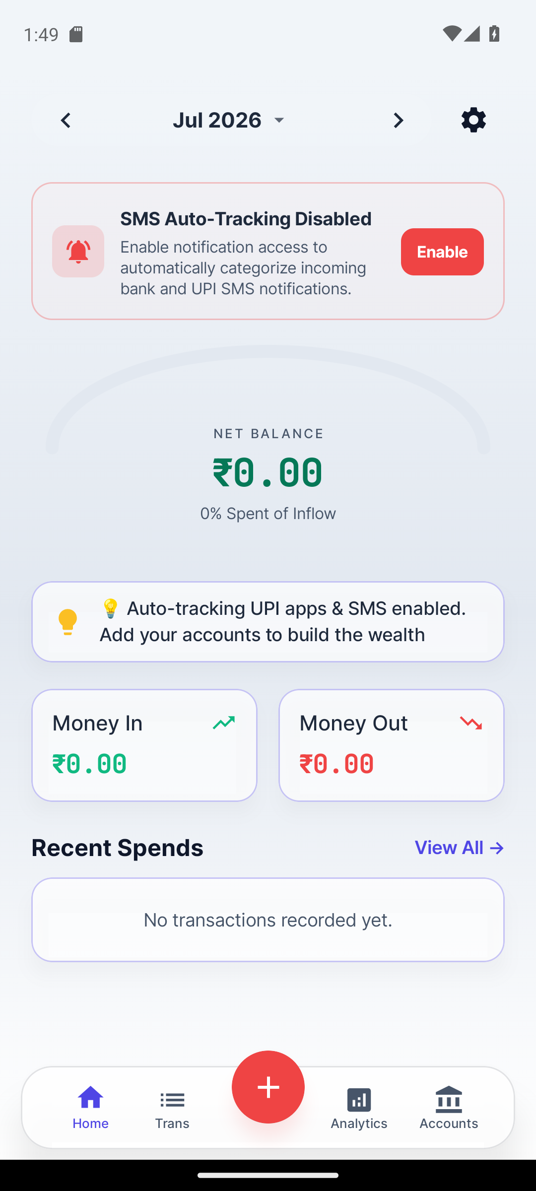 Smart Money AI Dashboard & Analytics